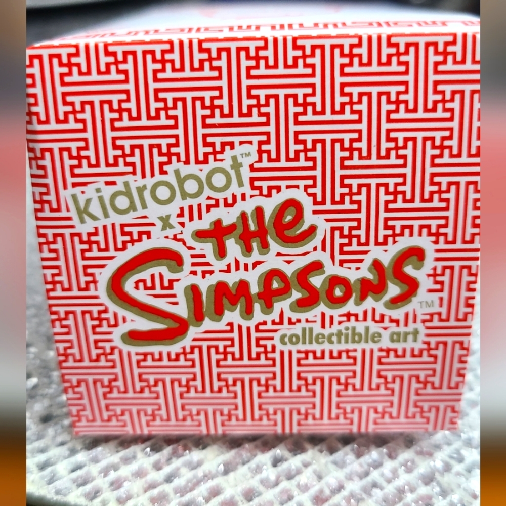 The Simpson Kidrobot Collectible Art- Homer Buda 3" Gold Mini Figure SEALED 15+